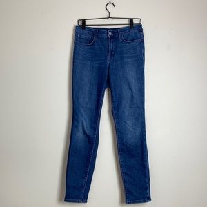 Athleta Sculptek skinny dark wash jeans